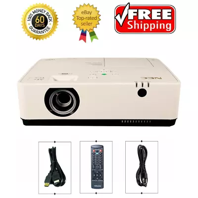 NEC ME372W 3LCD Projector 3700 ANSI HD 4k ECO Mode HDMI X 2 LAN W/Bundle • $268.09