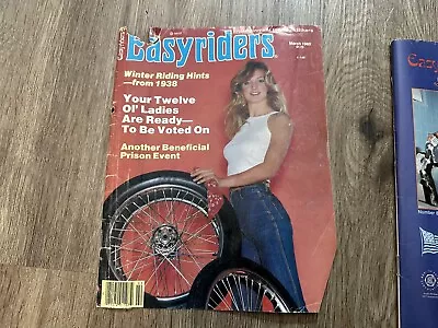 Vintage Easy Riders March 1980 Motorcycle Riding Nude Models Magazine • $14.99