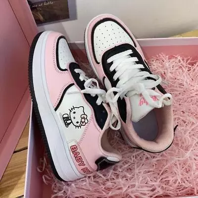 Hello Kitty Casual Sport Women Shoes Pink Sneakers • $30.99