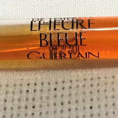 Vintage L’Heure Bleue Guerlain PARFUM DE TOILETTE Mini Micro 2ml .07 FL. OZ. • $29.95