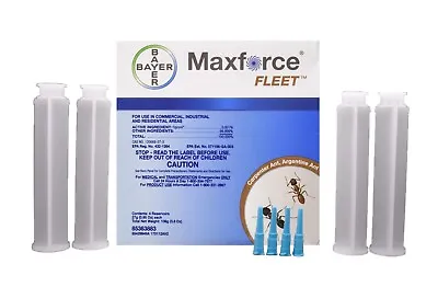 Maxforce Fleet Ant Gel By Envu  4 X 27g Tubes 4 Tips And 4 Plungers • $50.99