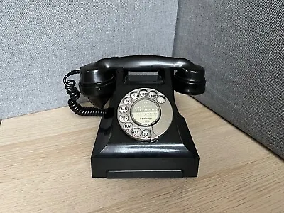 £15 • Buy Vintage Gpo Black Bakelite Dial Telephone 332l
