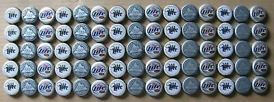 75 Miller Lite/coors 3 Different Types No Dents Beer Bottle Caps • $7.19