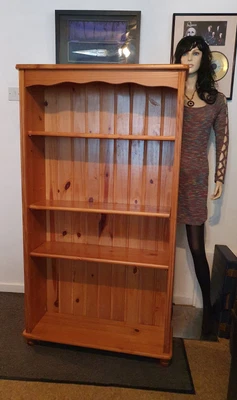 £15 • Buy Tall Pine Freestanding Shelving Unit/bookcase Collection Only Hotchin Herts