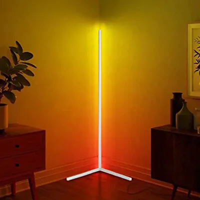 £40.92 • Buy 20W Led Corner Floor Lamp RGB Changing Atmosphere Light Free Stand Home Office