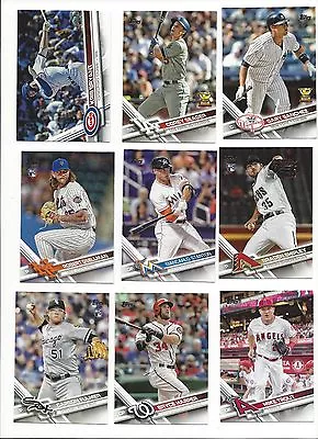 2017 Topps Series 1 #'s 1-250  Stars Rookie Rc's - Who Do You Need!!! • $0.99