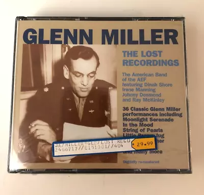 GLENN MILLER - The Lost Recordings - 2 Disc Set CD NEW SEALED • $10