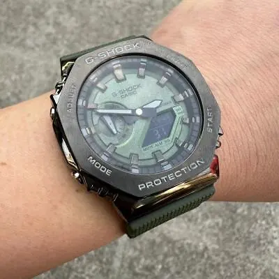 HOT  Casio G*-shock G*m-2100 Metal Clad Watch Green Casioak Gshock • $52.99