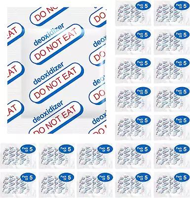 Individually Wrapped - Oxygen Absorbers For Food Storage 400Cc 100 Pack Food New • $14.31