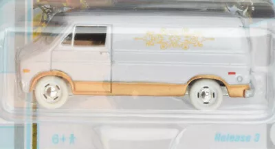 Johnny Lightning Classic Gold 1976 Dodge Tradesman Van WHITE LIGT 1:64 Scale Car • $39.99