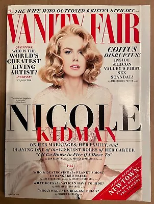 VANITY FAIR MAGAZINE December 2013 Nicole Kidman No Label Newsstand- Small Tear • $6.99