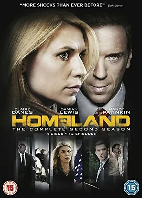 Homeland - Season 2 Damian Lewis 2013 DVD Top-quality Free UK Shipping • £2.04