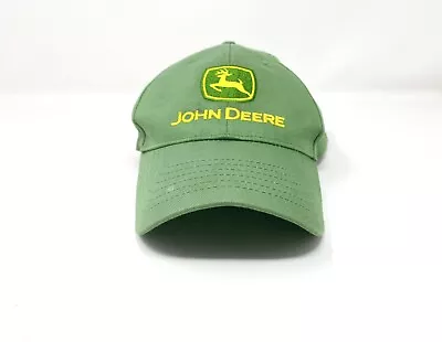 Men’s John Deere New Virginia Tractor Curve Brim Green Baseball Cap Hat • $25