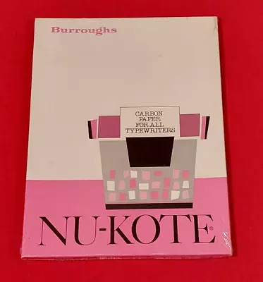 Vintage NU-KOTE Black Carbon Paper For Typewriters 100 Sheets 8.5 X11.5  • $16