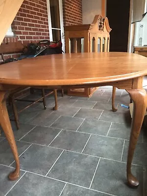 $50 • Buy Pennsylvania House Furniture Oak Arm Chairs (Pair), Hutch Top(only) And Oak Tabl