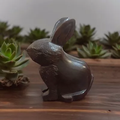 Hand Carved Bunny Rabbit Sculpture Figurine • $0.99