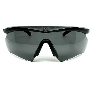 Revision Apel Black Shield Type Sunglasses Protective Z87+ H10336 • $29.73