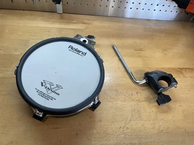 $105 • Buy Roland PD-85 Dual Trigger Mesh Head V-Drum Trigger Pad W/Mount & L-Rod - AT73696