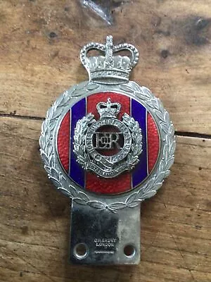 J R GAUNT ROYAL ENGINEERS HONI SOIT MALY PENSE CAR BADGE  1960s ER 11 • $172.64