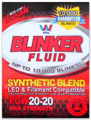 Blinker Fluid Joke Advertisement Mythical Automotive Material Display MAGNET • $5.49