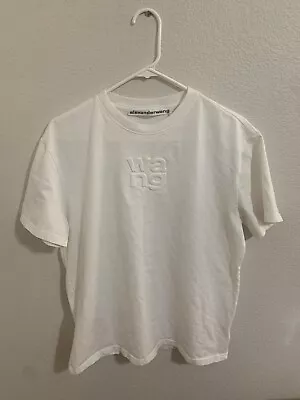 Alexander Wang White T Shirt Medium • $39.99