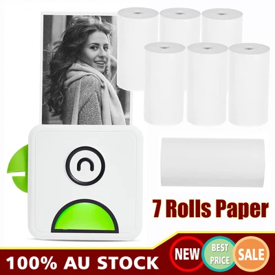 $59.99 • Buy Poooli L1 200dpi Portable BT Wireless Pocket Thermal Photo Printer + 7Roll Paper