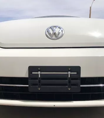 $6.85 • Buy License Plate Tag Holder Mounting Relocator Adapter Bumper Kit Bracket For VW