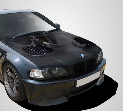 Carbon Creations 3 Series E46 2DR GTR Hood - 1 Piece For 3-Series BMW 00-06 Ed_ • $1436