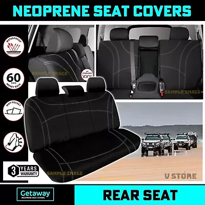 Getaway REAR Neoprene Seat Covers For Nissan Navara D40 ST DUAL CAB 11/11-2015 • $156.75