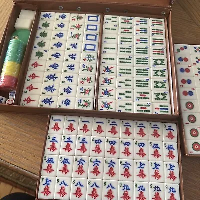 Vintage Miniature Chinese Mahjong Set Possibly Bakelite! • $21.50