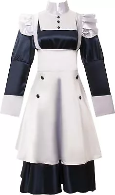 SBluuCosplay Black Butler Mey Rin Cosplay Costume Maid Uniform Dress Halloween • $69.99