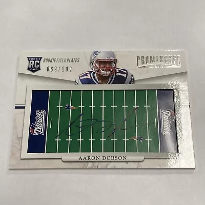 2013 Prominence Aaron Dobson Field Plate Rookie Auto /102 Patriots • $0.99