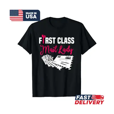 NEW Mail Lady Gift Funny Rural Carrier Postal Worker Post Office T-Shirt S-3XL • $23.27