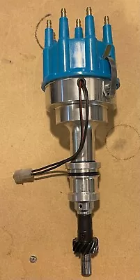 FORD 351W Windsor BLUE SMALL CAP PRO-BILLET Distributor USE WITH MSD 6AL Box S+D • $75