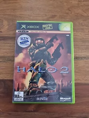 Halo 2 (Microsoft Xbox 2004 PAL) Complete With Manual  • $15