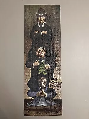 Disney Marc Davis Haunted Mansion Stretching Room Portrait Jigsaw Puzzle 27x9 • $14.99