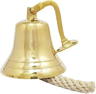 Last Orders Wall Mounted Brass Bell Vintage Ship's School Pub Dinner Door 3 Inch • £12.49