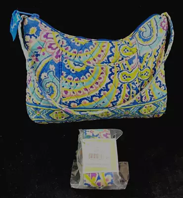 2-pc Lot Vera Bradley Molly Capri Blue Handbag (pre-owned) & Matching Belt (nwt) • $14.89