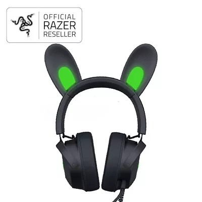 Razer Kraken Kitty V2 Pro Wired RGB Headset With Interchangeable Ears - Black • $239