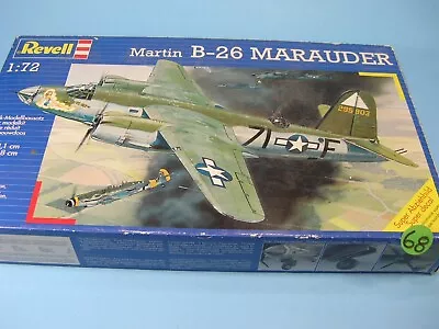 68.  1994 Revell 04325 1/72 Martin B-26 Marauder  Model Airplane Kit • $19.99