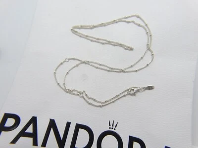 $50.96 • Buy PANDORA Silver Beaded Necklace - 397210-70 RETIRED