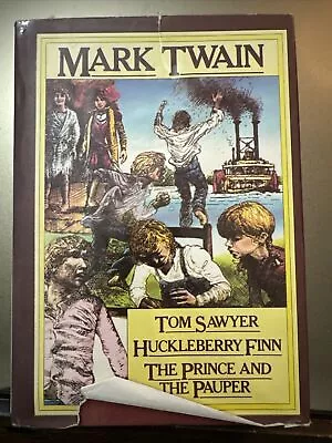 Tom Sawyer Huckleberry Finn The Prince And The Pauper By Mark Twain • $15