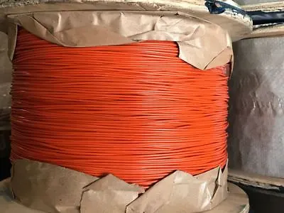 Orange Vinyl Coated Wire Rope Cable1/16 - 3/32 7x7 50 Ft Coil • $13.14