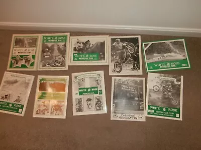 18 AMA White Rose Motorcycle Club Hillclimb Programs Jefferson PA 1974 - 2005 • $49.99