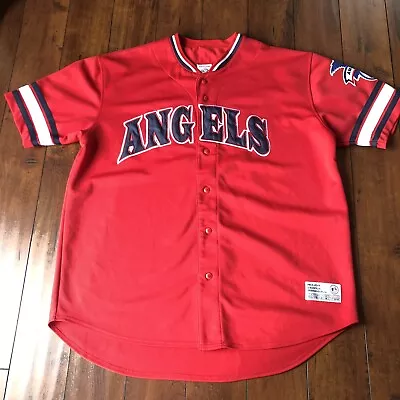 Angels Baseball Jersey 27 Guerrero True Fan Size XL Red See Photos For Wear • $34.99