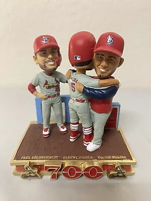 $280 • Buy Pujols/Molina/Goldschmidt St Louis Cardinals 700 Home Run Moment Limited #522
