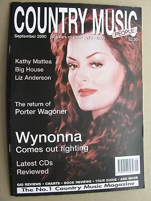 2000 COUNTRY MUSIC PEOPLE Sept Wyonna Liz Anderson Porter Wagoner Kathy Mattea • £8.50