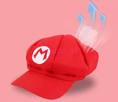 2022 Super Mario Bros Hat Mario Luigi Wario Waluigi Cap Costume Cosplay Outfit • $18.63