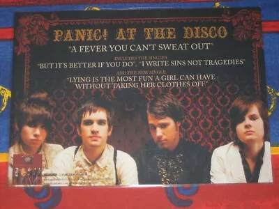 Panic! At The Disco - A Fever You Can't Sweat Out -  Laminated Promo Poster • $15.95