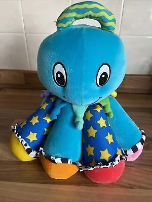 Large Lamaze Octotunes Octopus Blue Sensory Musical Notes Squeeze Baby Toy • £9.99